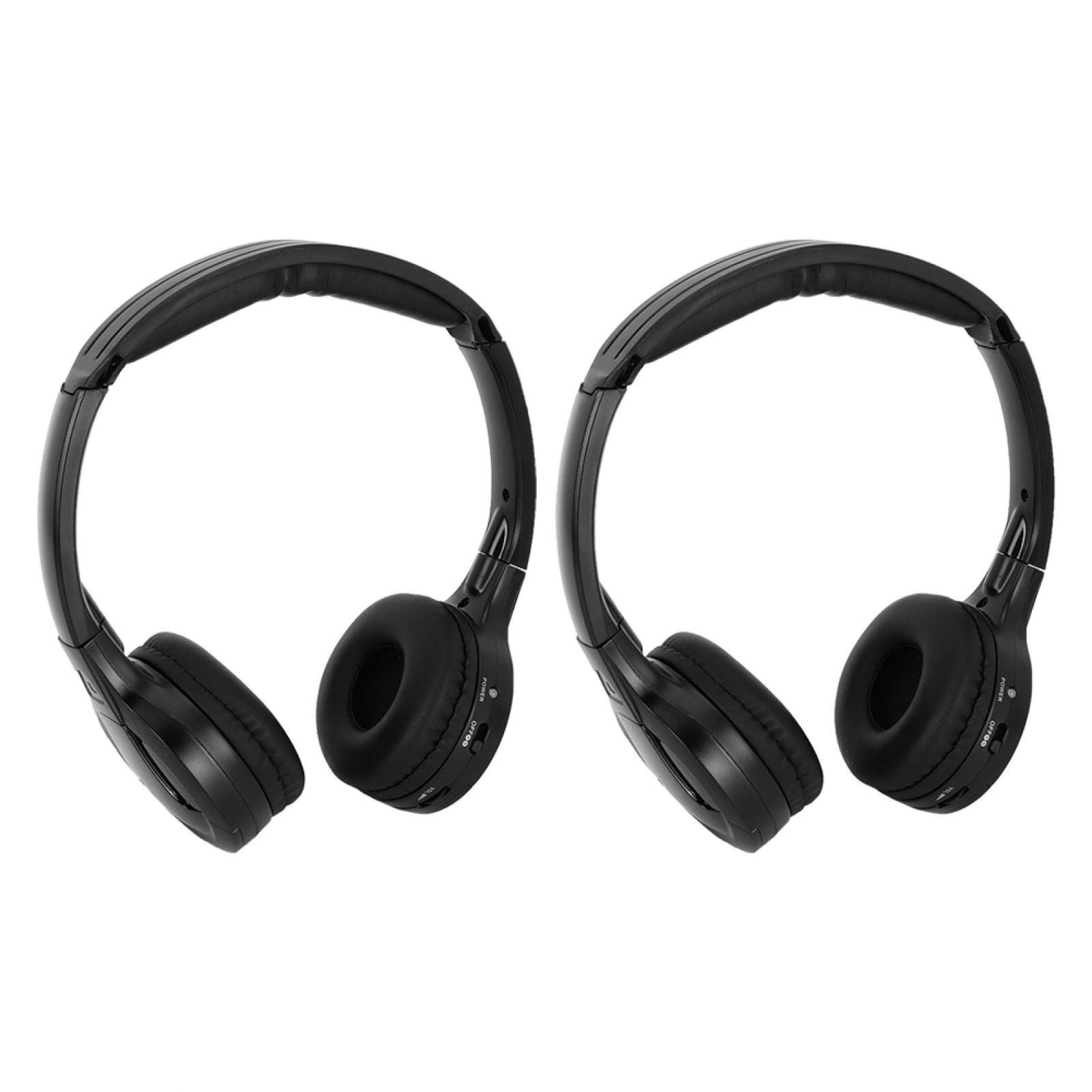 Kuuleyn Cuffie IR 2 Canali DVD auto stereo pieghevoli