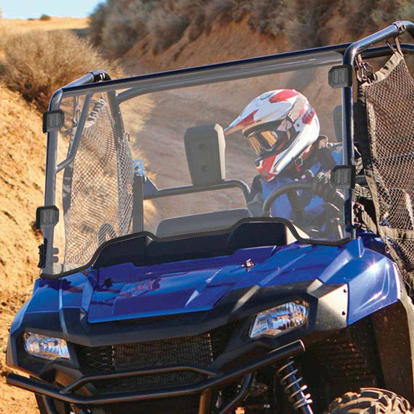 KEMIMOTO Pioneer 700 Parabrezza Anteriore Policarbonato 2014-2026