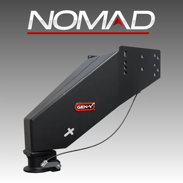 GEN-Y NOMAD Pin Box gancio traino gooseneck 30000 lb SnapLatch