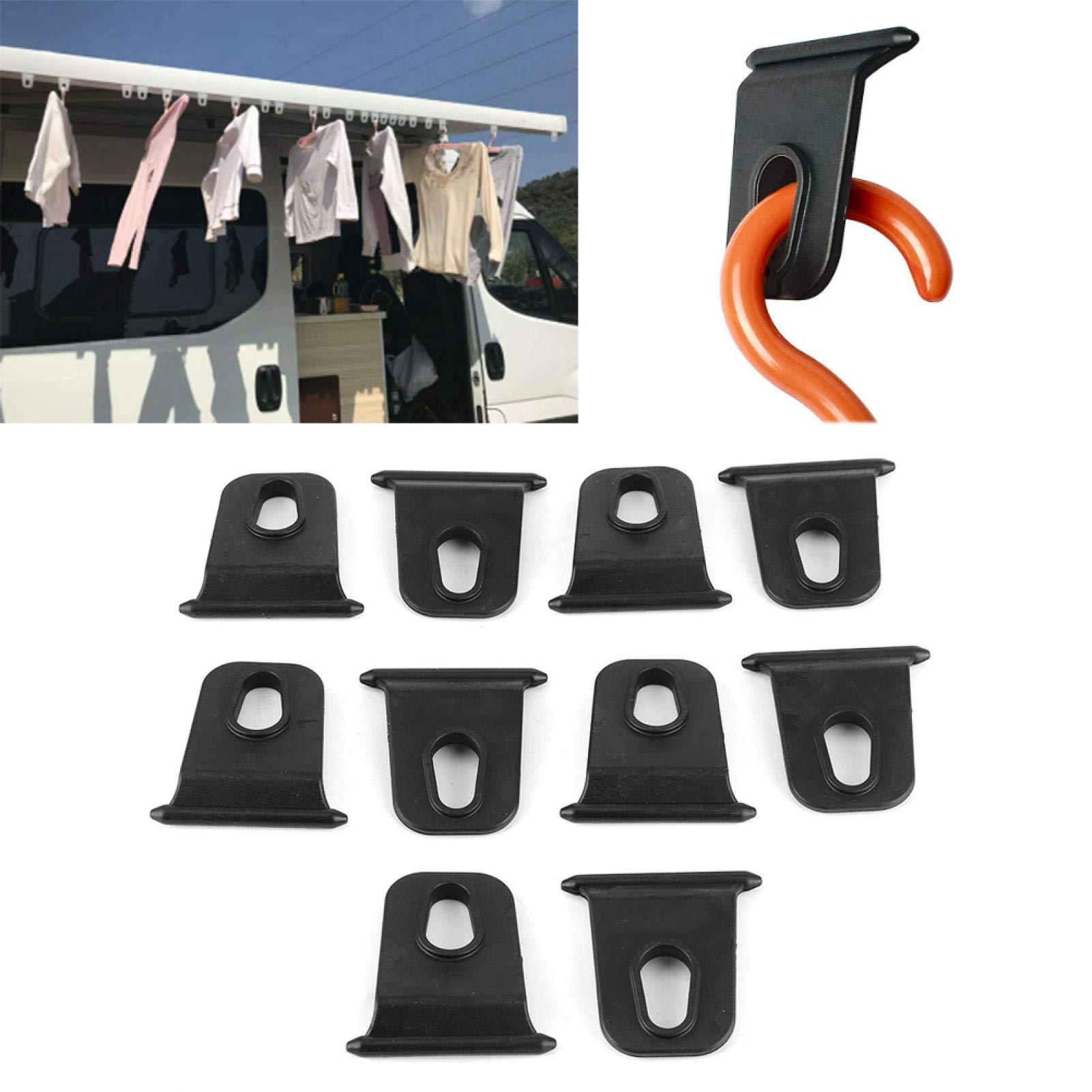 Kuuleyn Gancio Tendalino Camper 5 mm ABS Portatile