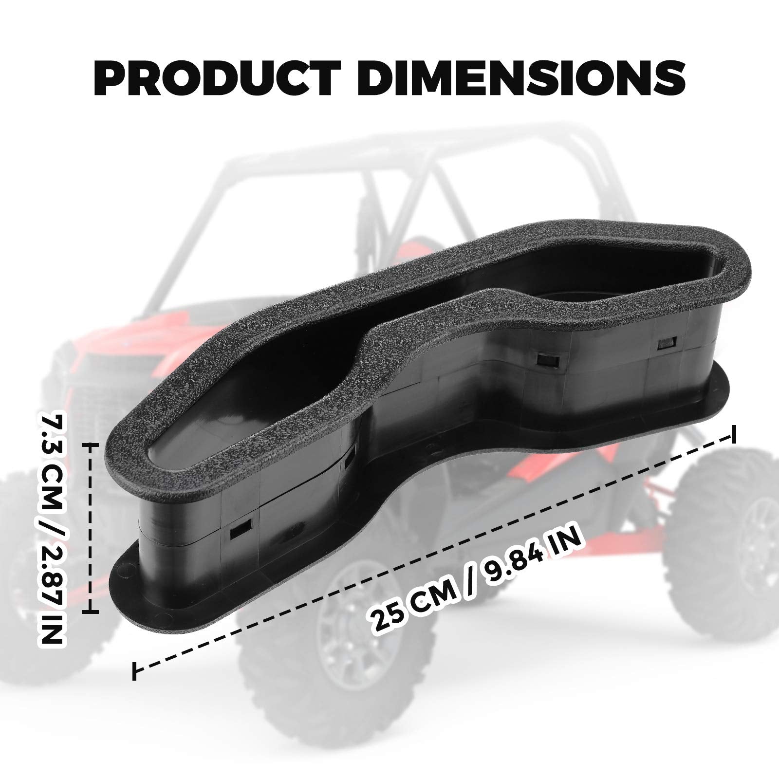 Kemimoto 15-0013 anelli passacintura UTV 4 pezzi 4/5 punti