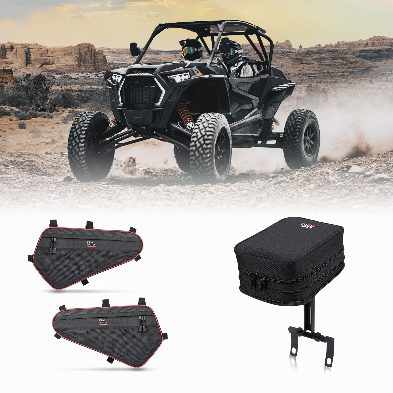 KEMIMOTO set borse porta e bracciolo RZR 2014-2023