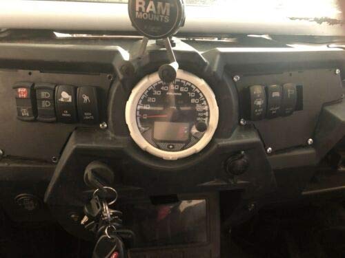 KEMIMOTO RZR XP 1000 pannello plancia alluminio 8 interruttori 2pz