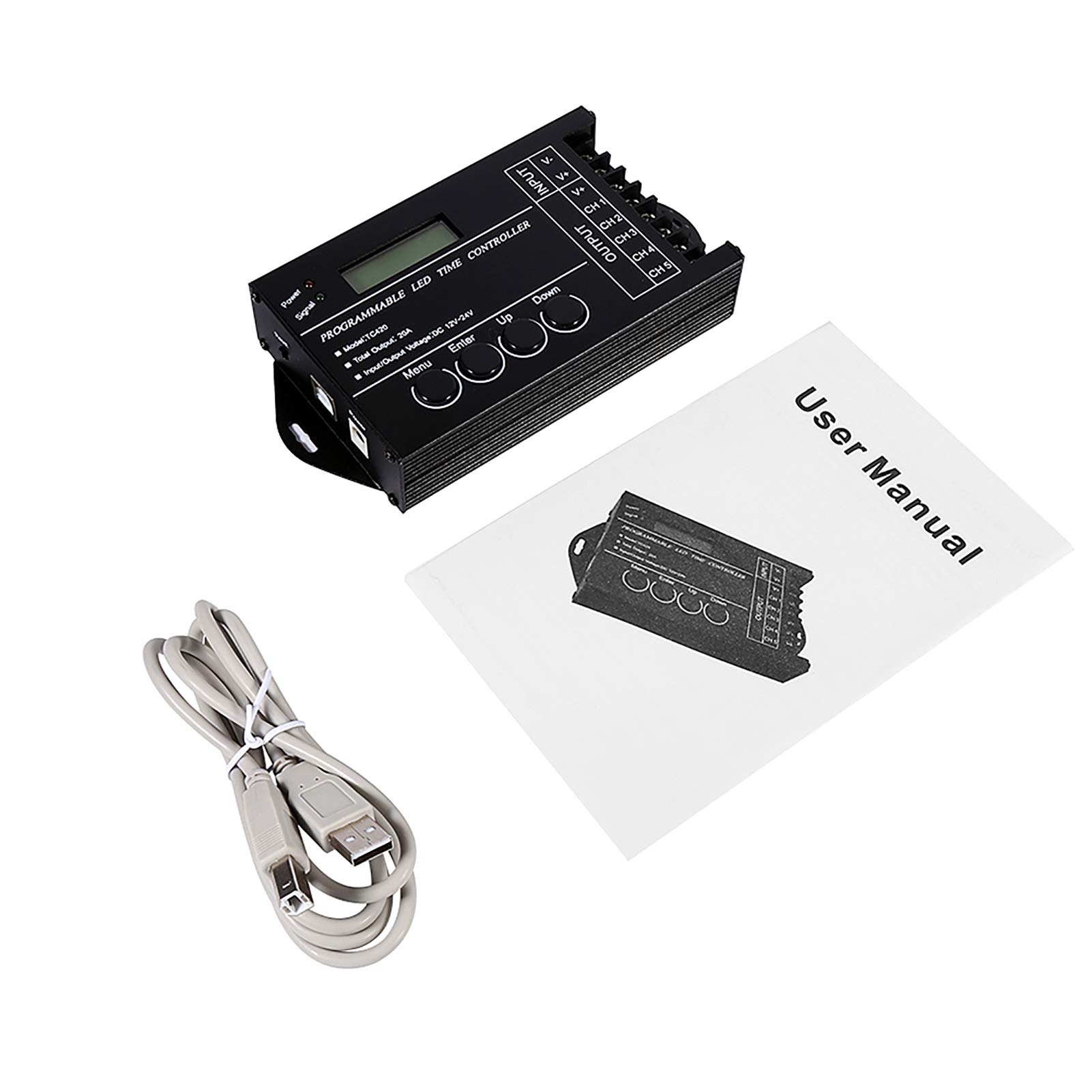 Kuuleyn Controller LED Timer 5 Canali DC12-24V 20A