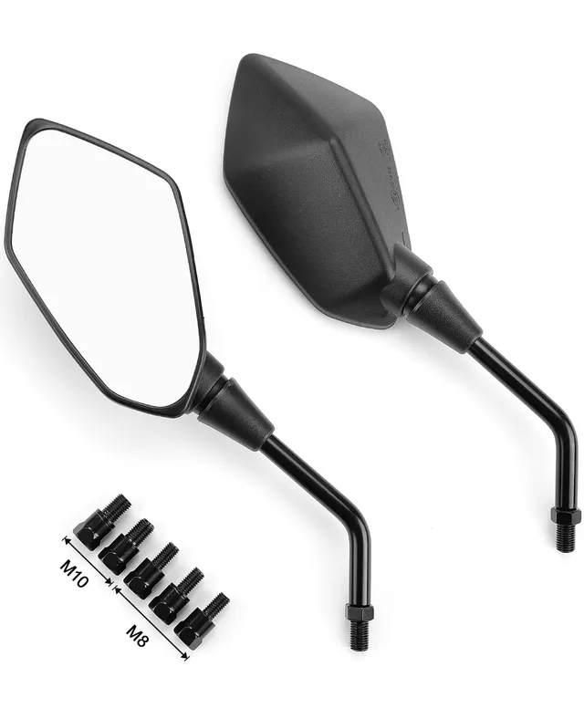 KEMIMOTO Specchi Moto Universali M8 M10 grandangolari