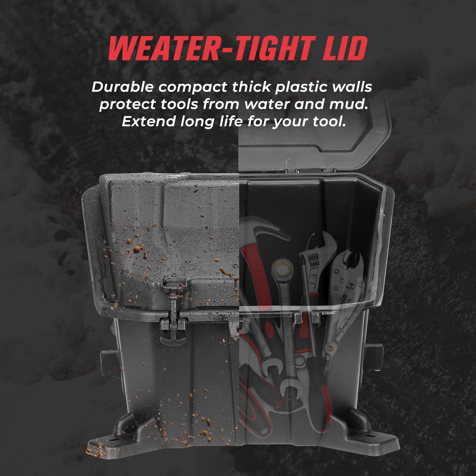 KEMIMOTO Box RZR XP 1000 baule 65L impermeabile