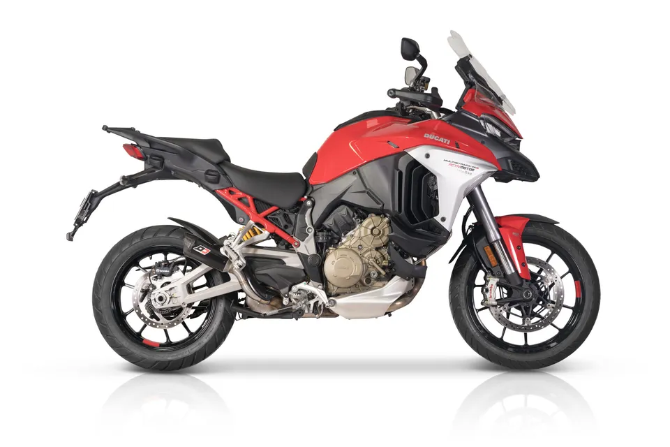 QD Exhaust Gunshot scarico Ducati Multistrada V4 S Pikes Peak Euro 5
