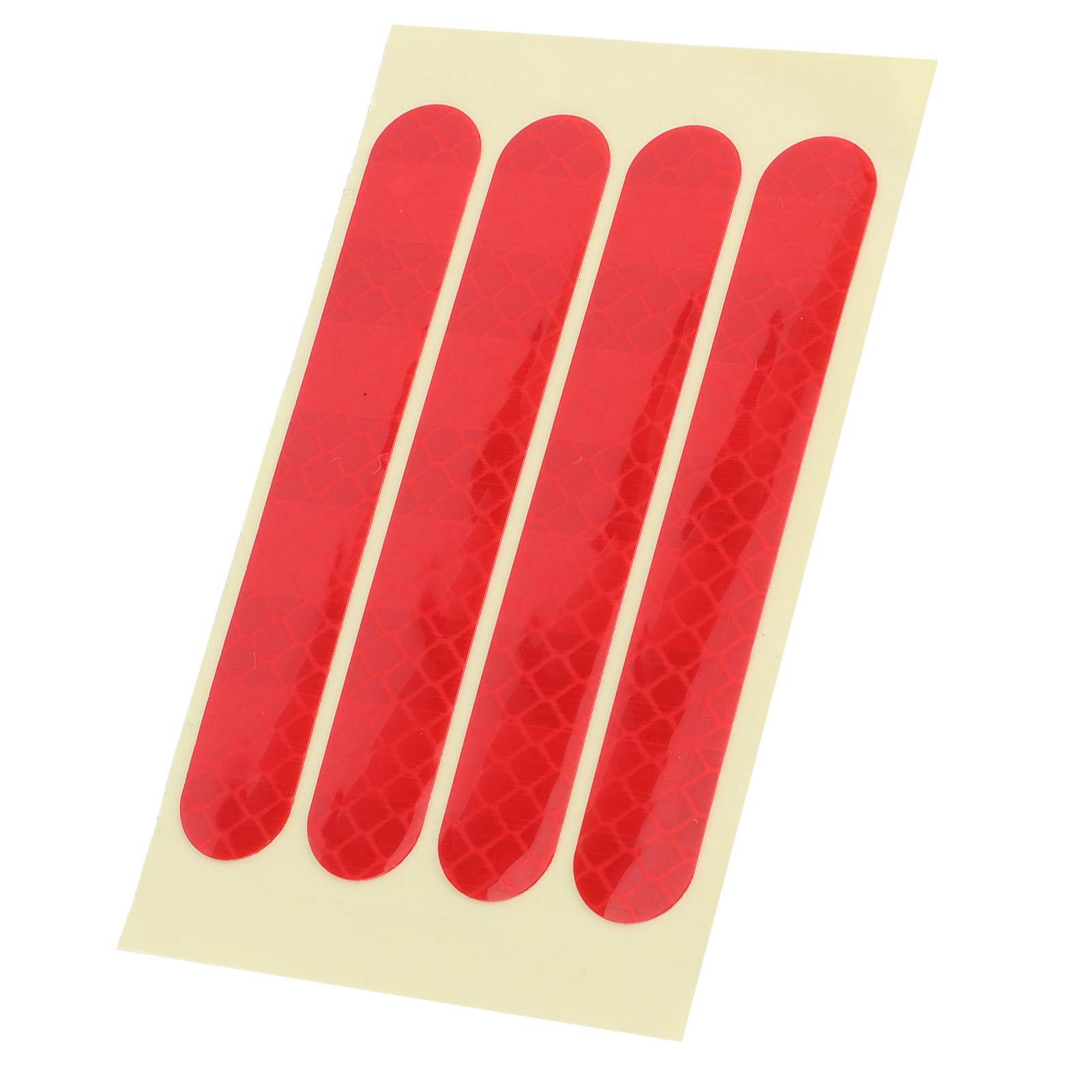 Kuuleyn Adesivi riflettenti ruota Ninebot G30 rosso 4 pezzi