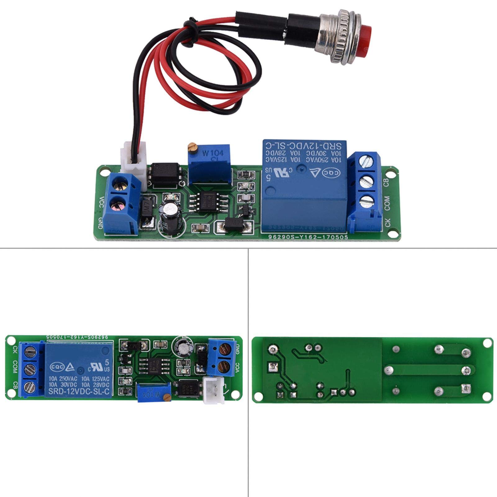 Kuuleyn modulo relè temporizzato DC12V 1-10s
