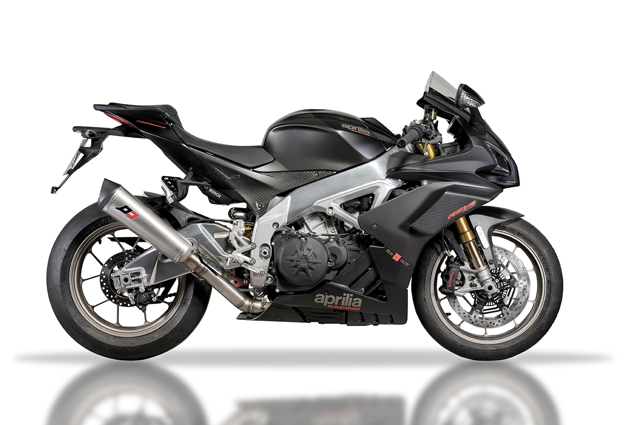 QD Exhaust Tronco-Cono scarico slip-on titanio Euro4