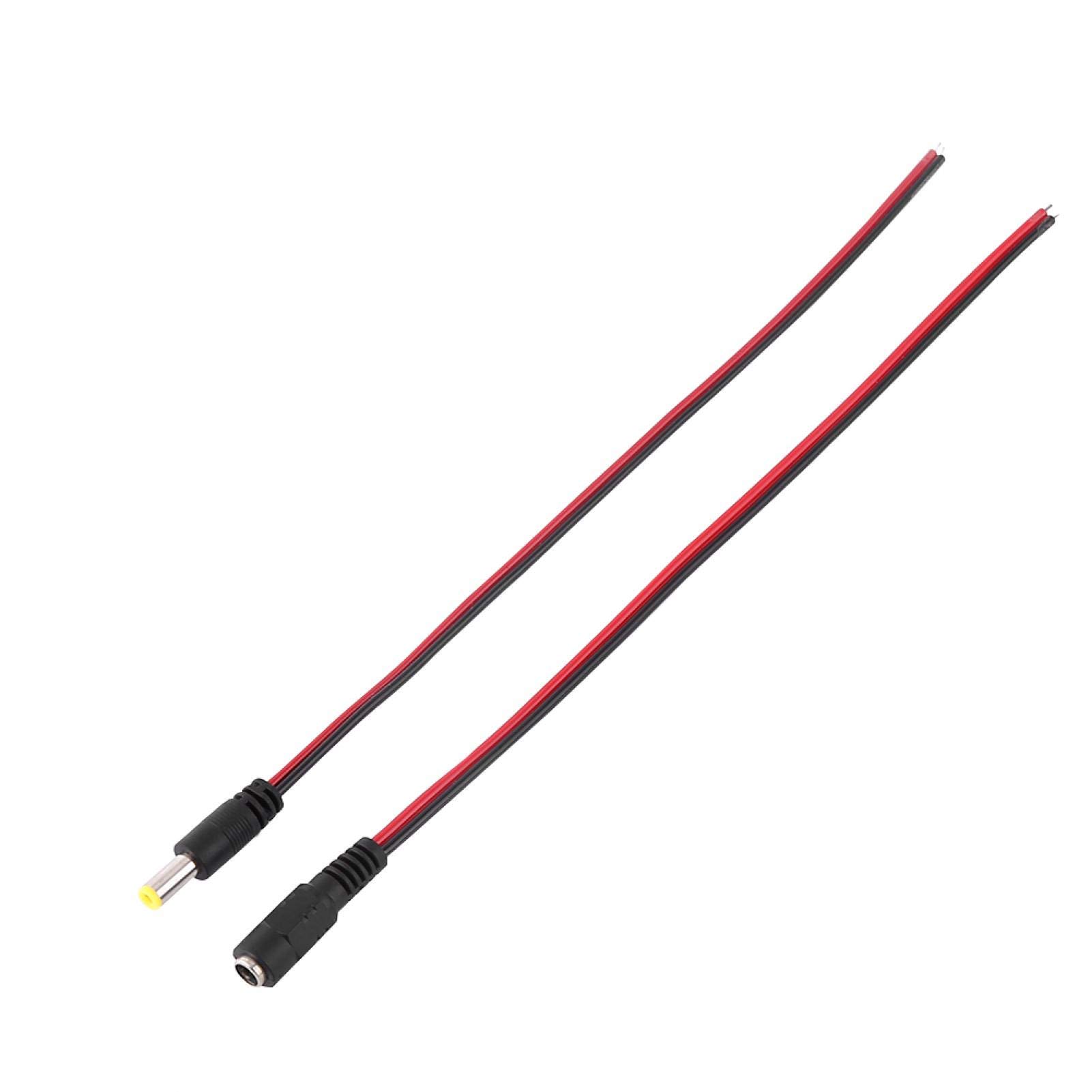 Kuuleyn Cavo Alimentazione CC 2,1x5,5 mm 10 Pezzi Maschio Femmina