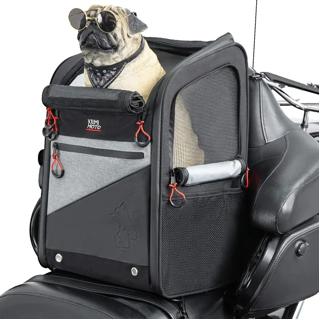 KEMIMOTO F1801-03401BK borsa cane moto 40L nera traspirante