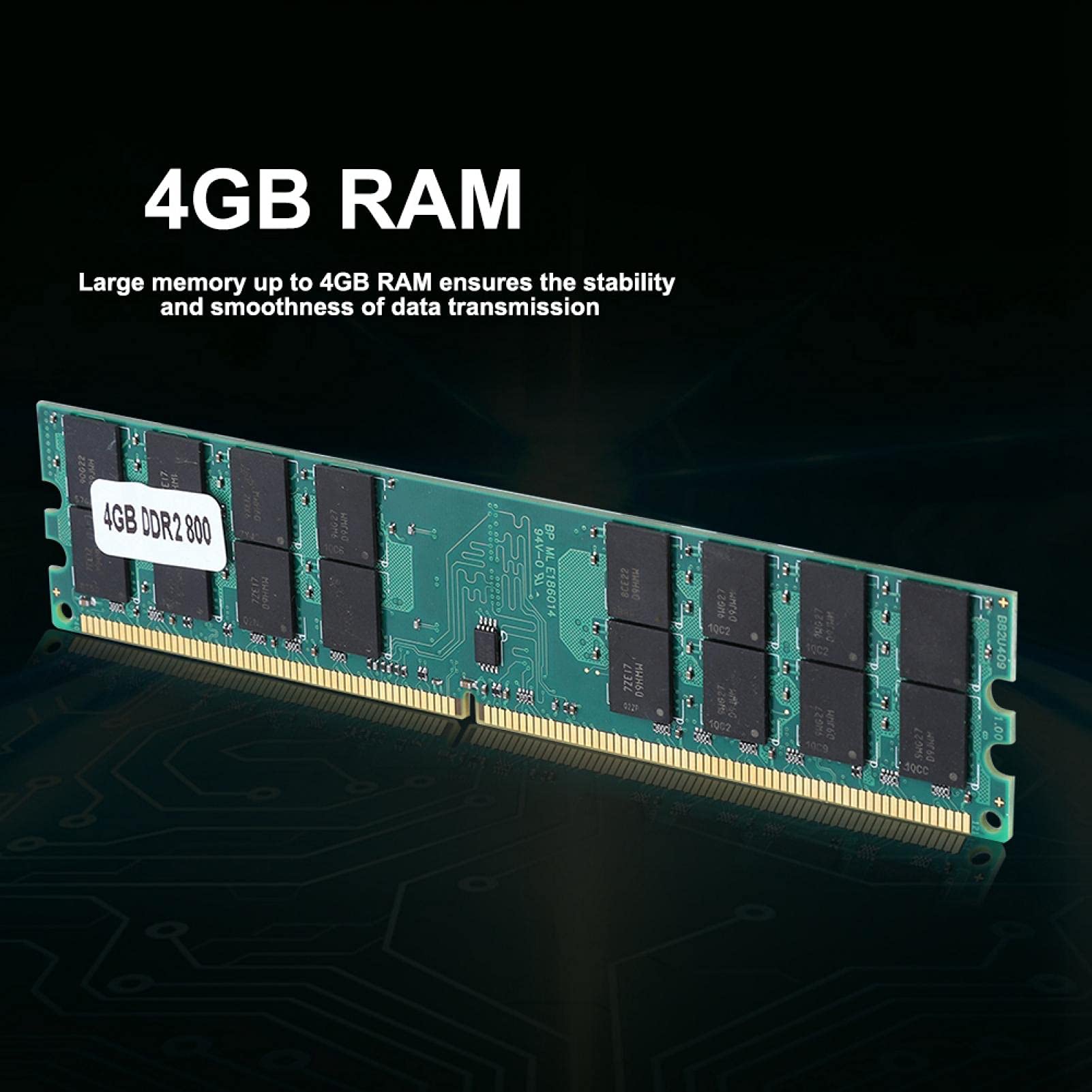 Kuuleyn DDR2 4GB modulo RAM desktop 800 MHz 240 pin