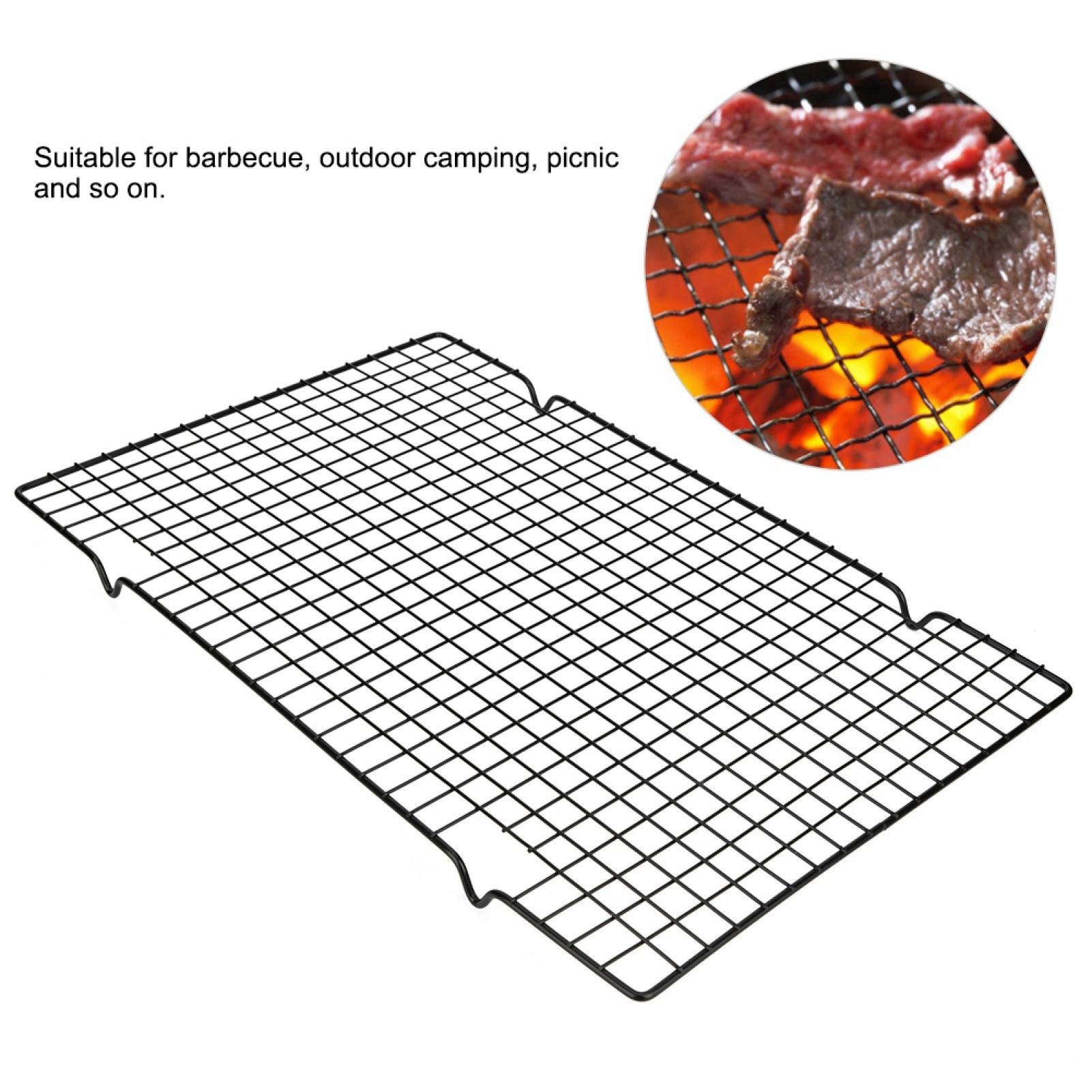 Kuuleyn Griglia Barbecue Rete Metallica 40x25 cm Resistente
