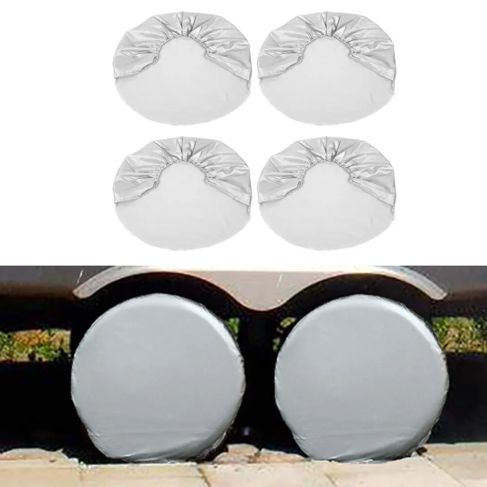 Kuuleyn Copriruota Auto 27-29 Pollici 4 Pezzi Argento