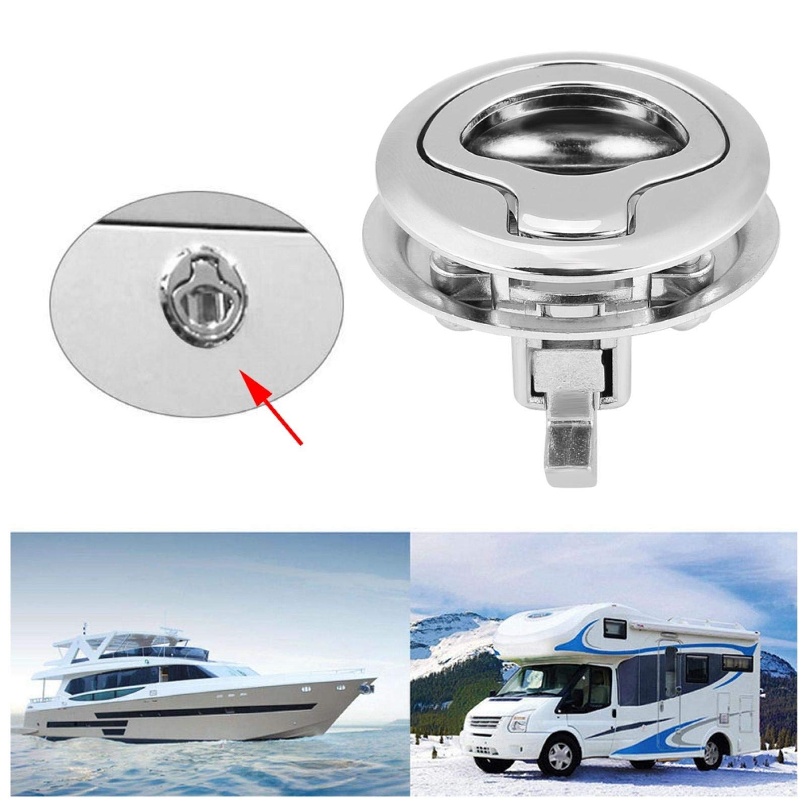 Kuuleyn Chiusura Portello Nautica 1,5 Pollici Inox