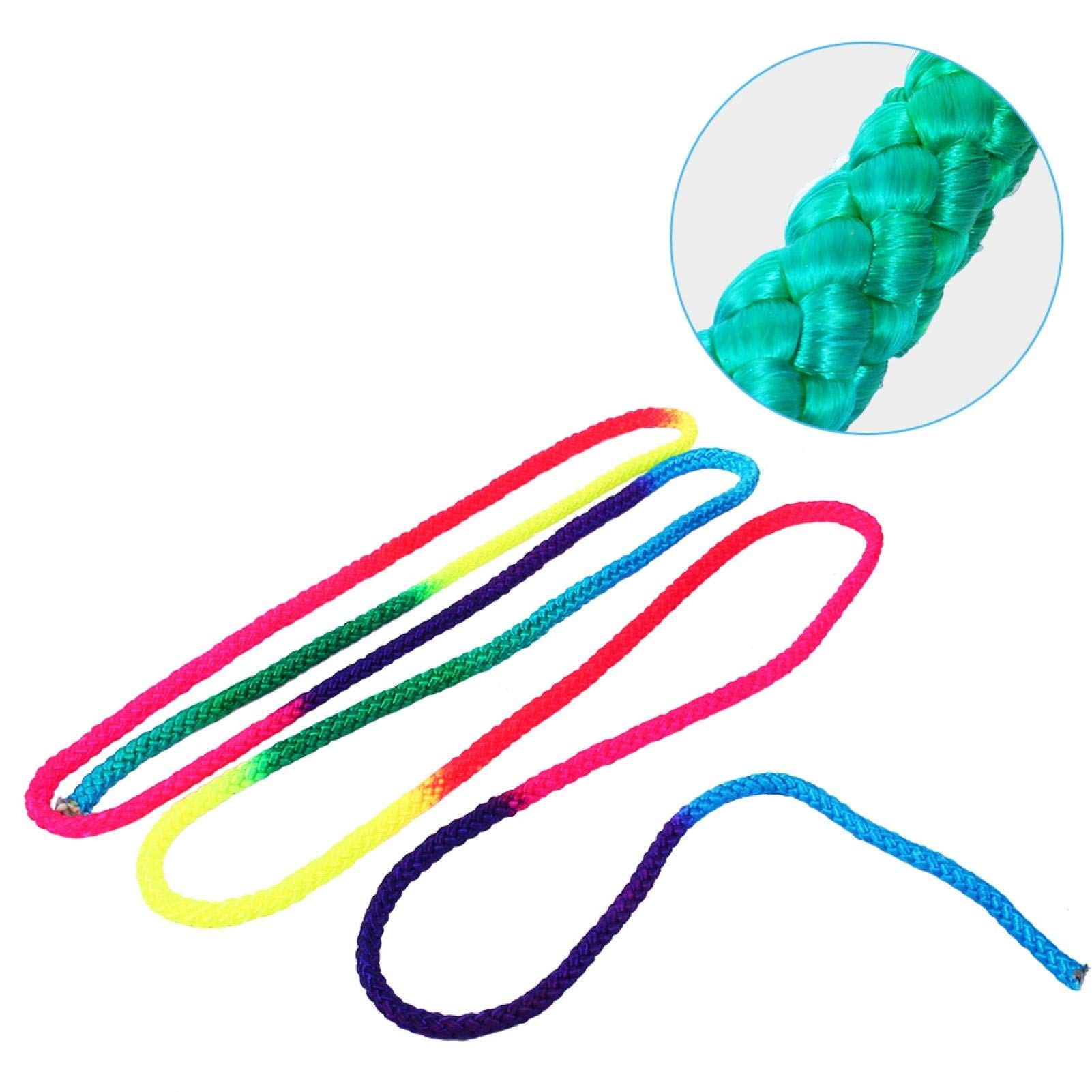 Kuuleyn corda ginnastica ritmica nylon arcobaleno