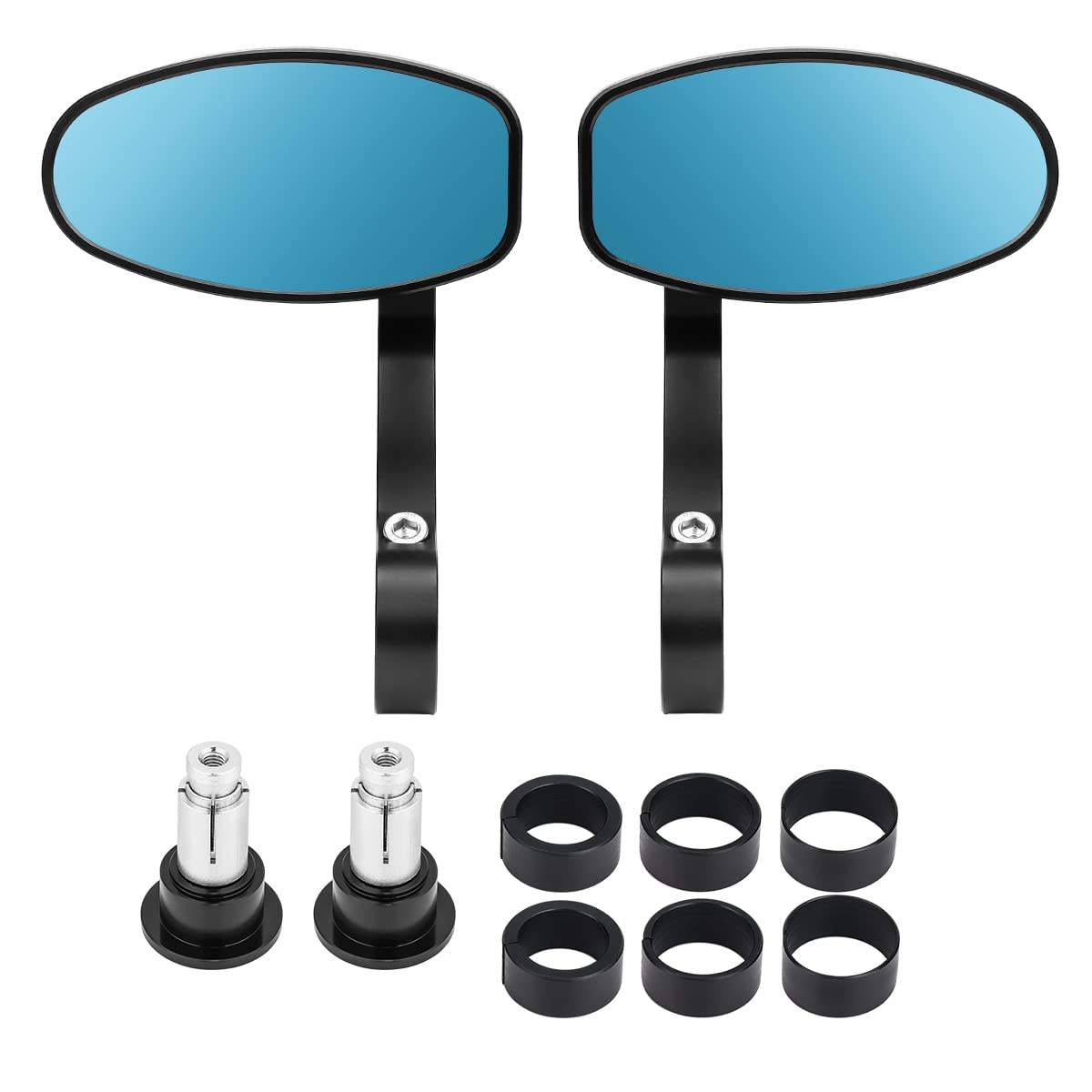 KEMIMOTO FCBEM003 specchietti manubrio blu antiabbaglio