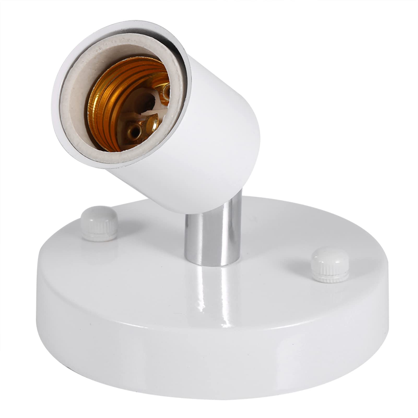 Hapivida Portalampada E27 Girevole Bianco Soffitto 180°