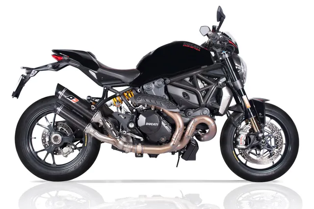 QD Exhaust Magnum Ducati Monster 1200R scarico carbonio Euro4