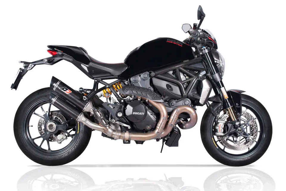 QD Exhaust Magnum Ducati Monster 1200R scarico carbonio Euro4