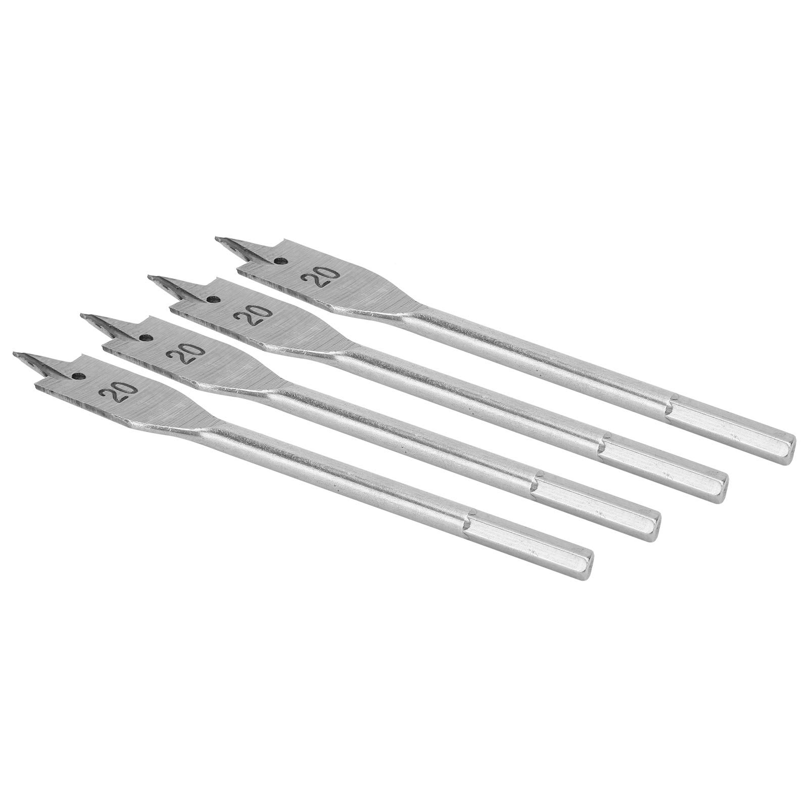 Kuuleyn Set 4 Punte a Paletta Legno 20 mm Acciaio