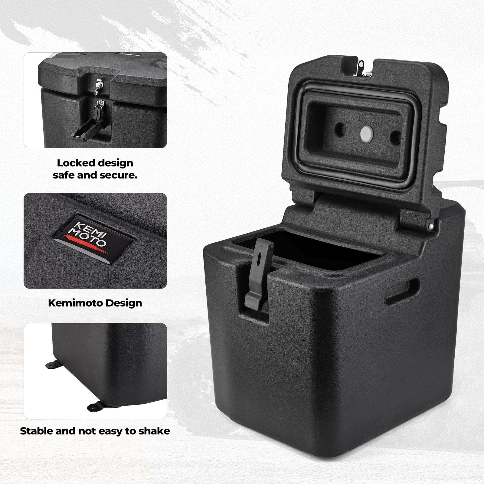 KEMIMOTO Box Sottosedile Ranger XP 1000 26,5L con Lucchetto