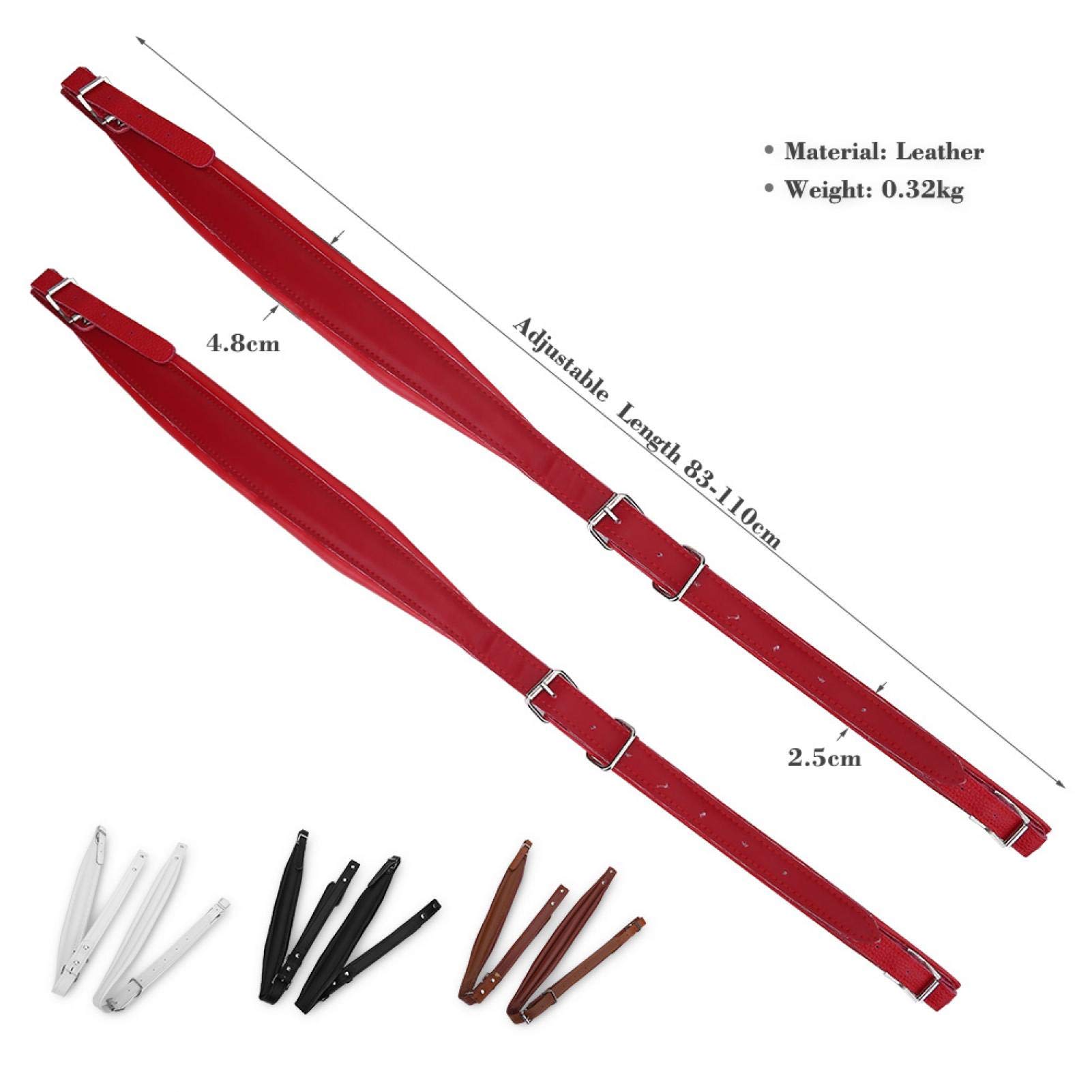 Kuuleyn cinghie fisarmonica pelle PU marrone 16-120 bassi