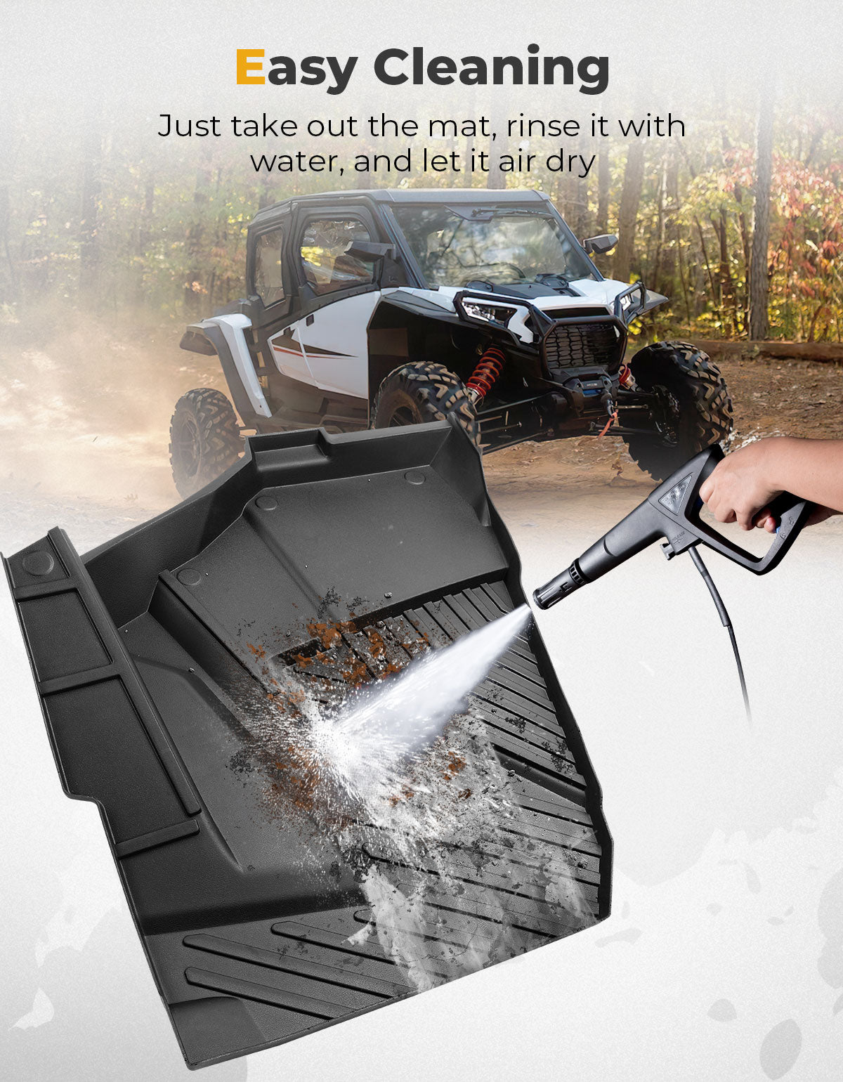 Kemimoto RZR XP 1000 tappetini TPE anteriori coppia 2024+
