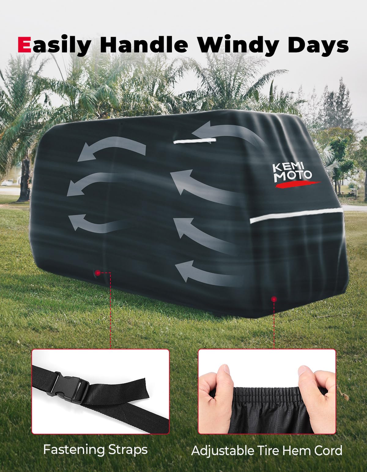KEMIMOTO 600D telo golf cart impermeabile 8 posti