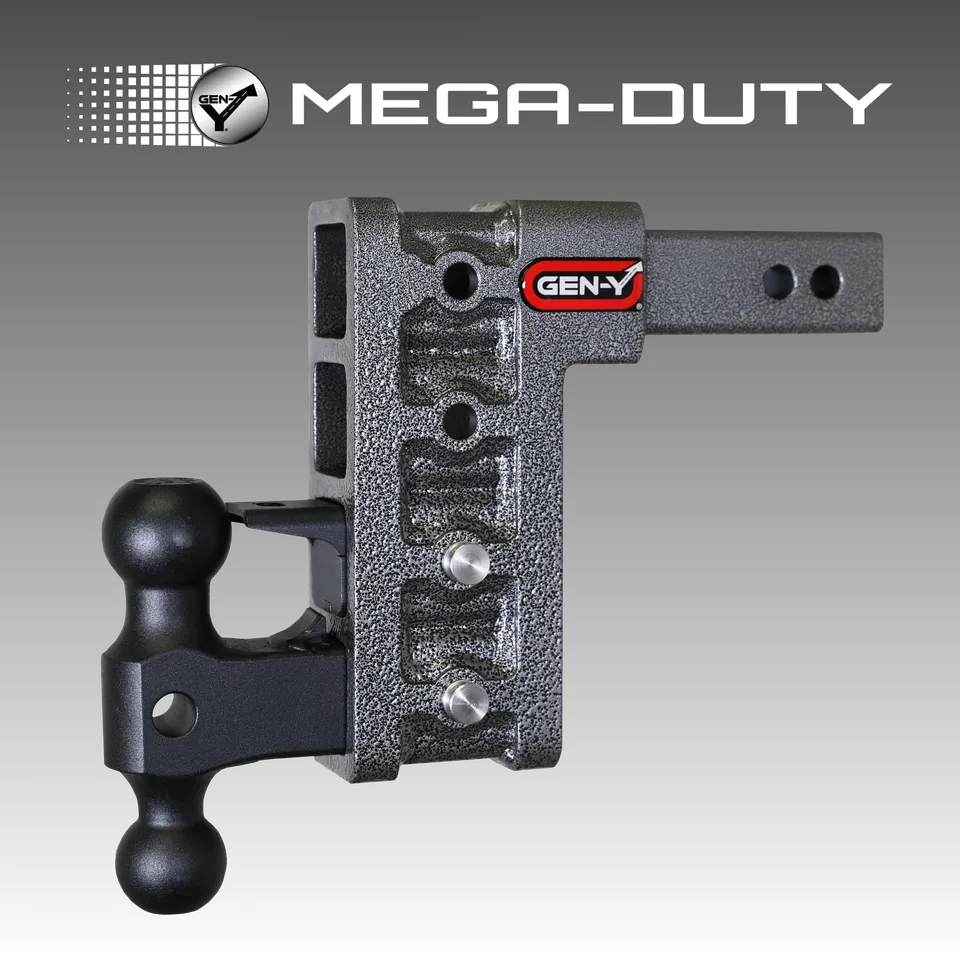 GEN-Y Hitch MEGA-DUTY 21K gancio traino regolabile 2,5" acciaio