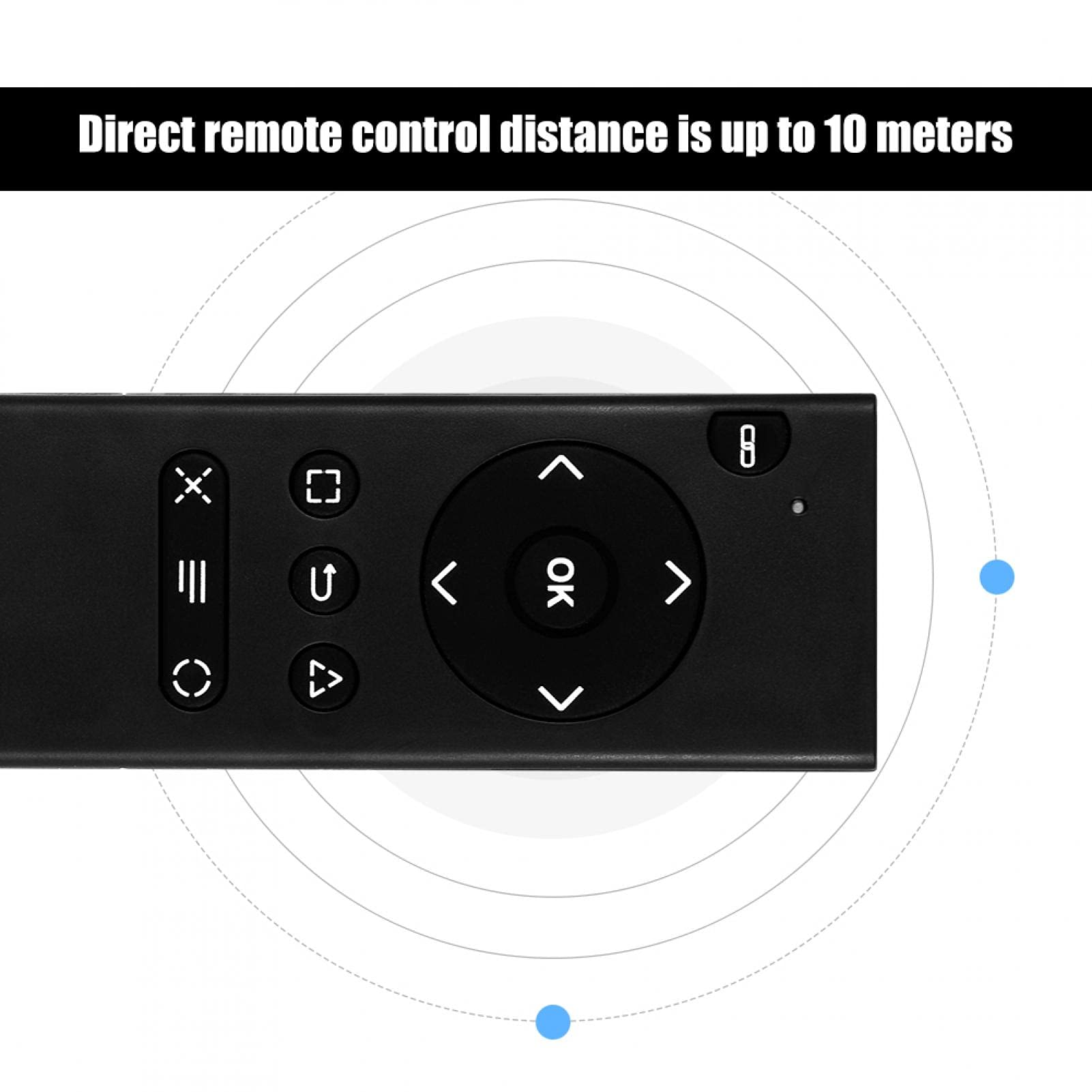 Kuuleyn Telecomando Wireless 2,4 GHz per PS4 DVD 10 m