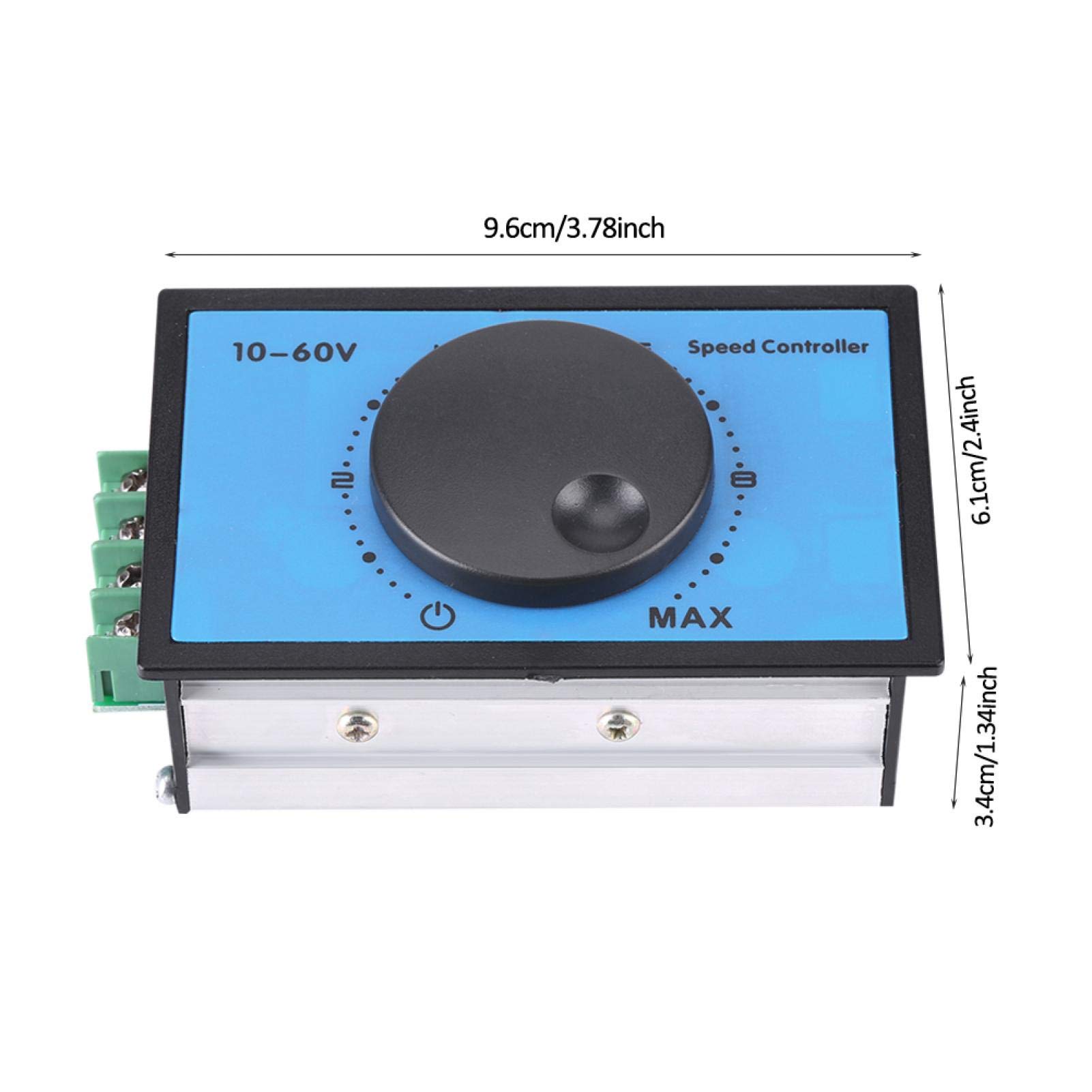 Kuuleyn Regolatore Velocità Motore DC 20A 10-60V PWM
