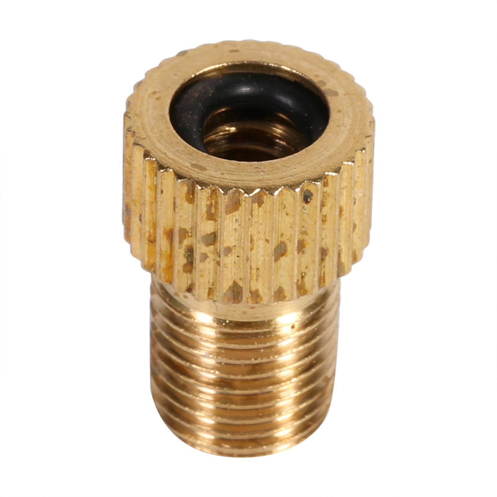Kuuleyn Adattatore Valvola Bici Presta-Schrader Oro 1pz