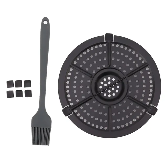 Kuuleyn Piastra Griglia Friggitrice ad Aria 16 cm Antiaderente