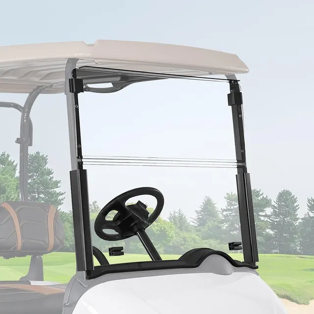 KEMIMOTO Parabrezza Golf Cart EZGO RXV Pieghevole 5mm