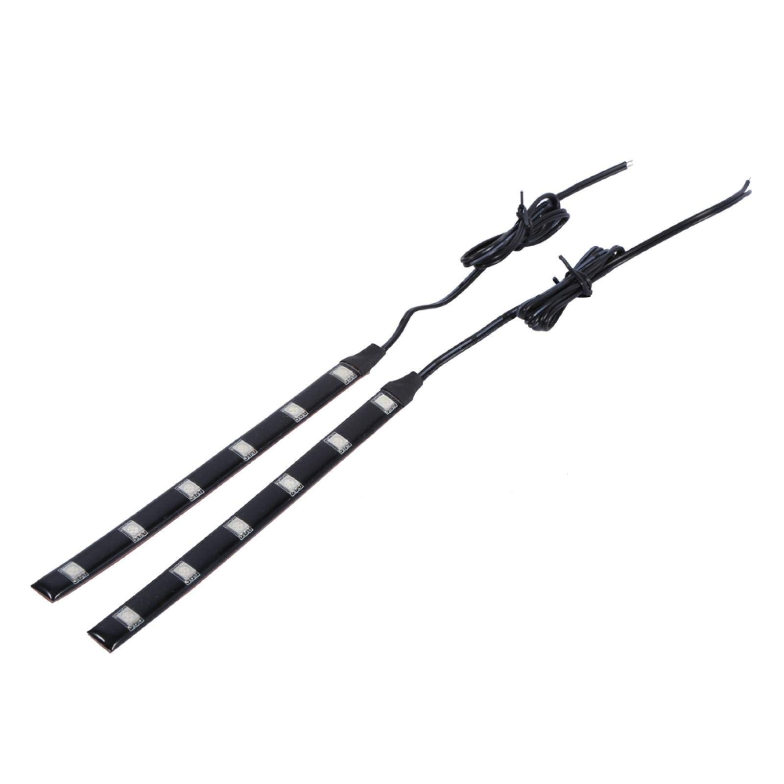 Kuuleyn 6LED 5050 frecce moto LED ambra 12V 2 pezzi