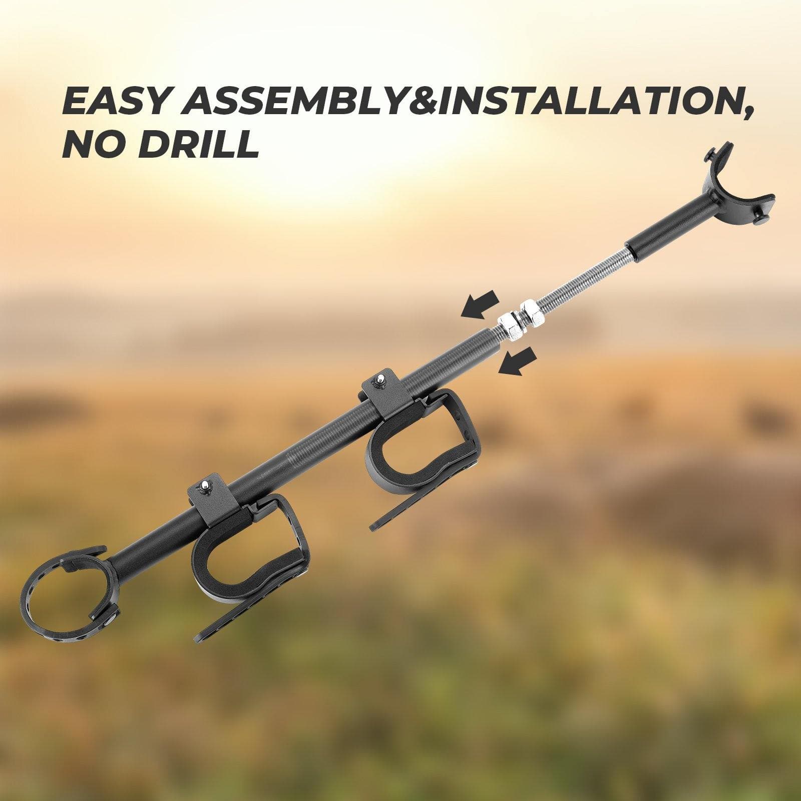 Kemimoto portapacchi superiore UTV staffa roll-bar universale