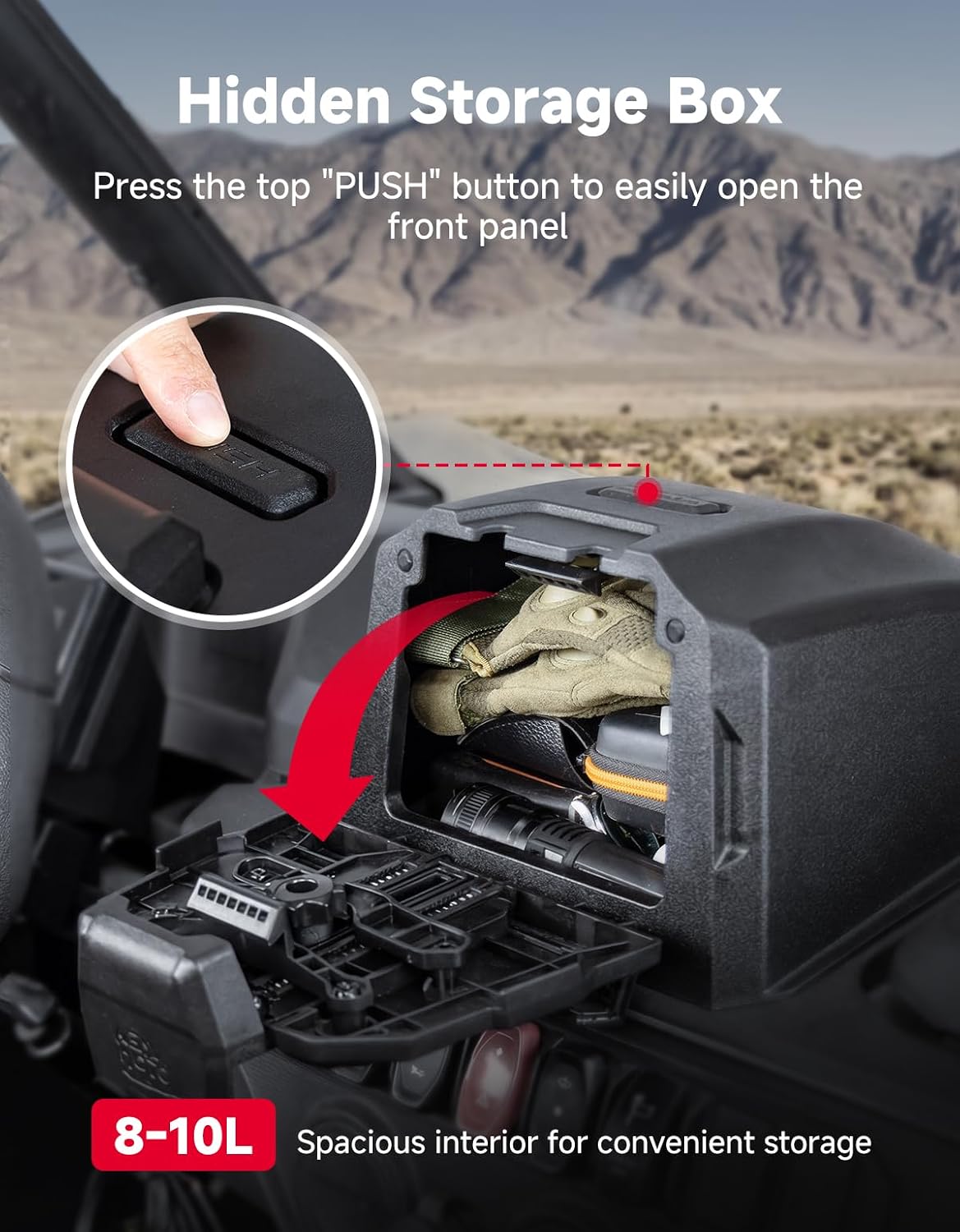 KEMIMOTO Porta Tablet CFMOTO ZForce 950 800 Trail 8-10L