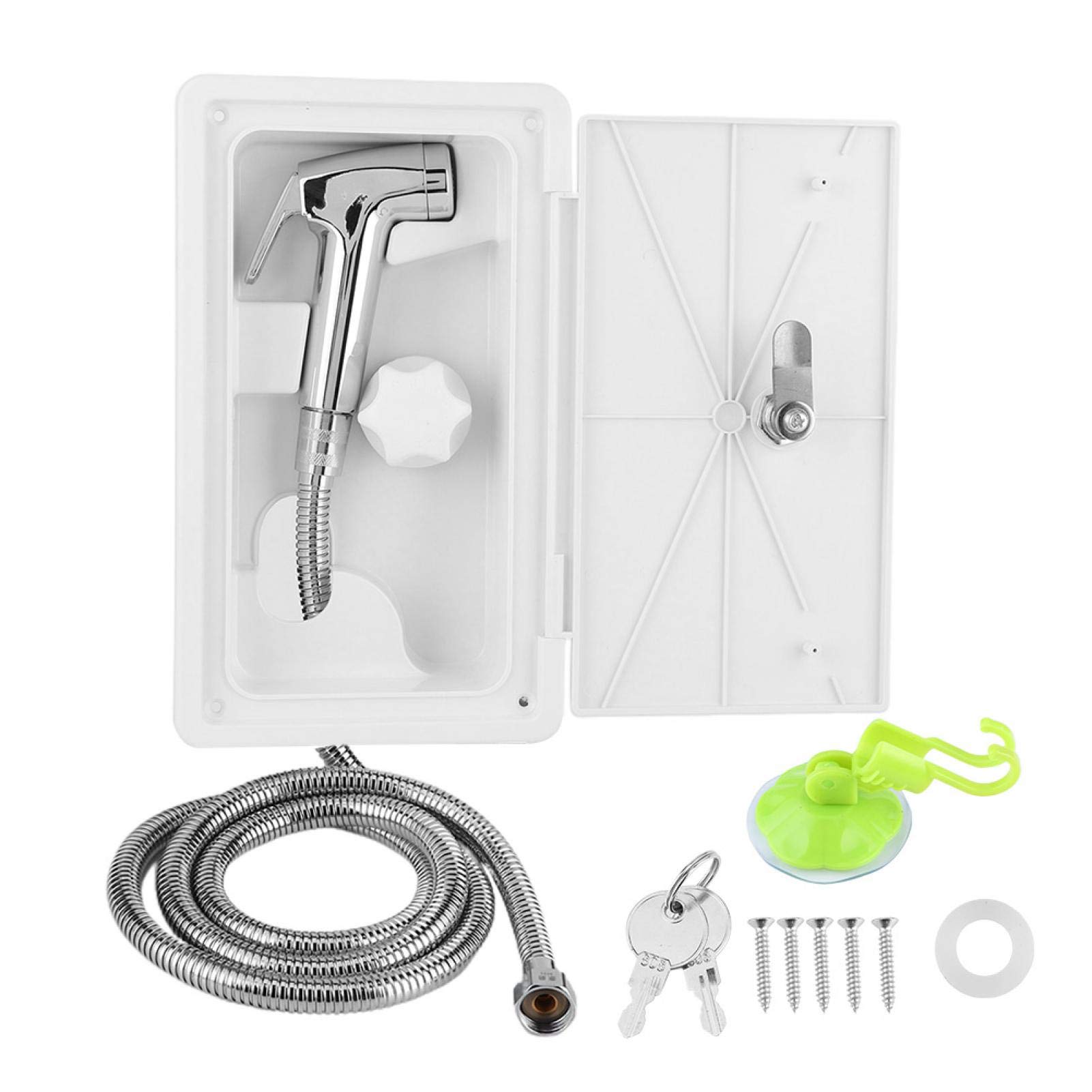 Kuuleyn Box Doccia Camper 267mm ABS Bianco 2 Chiavi