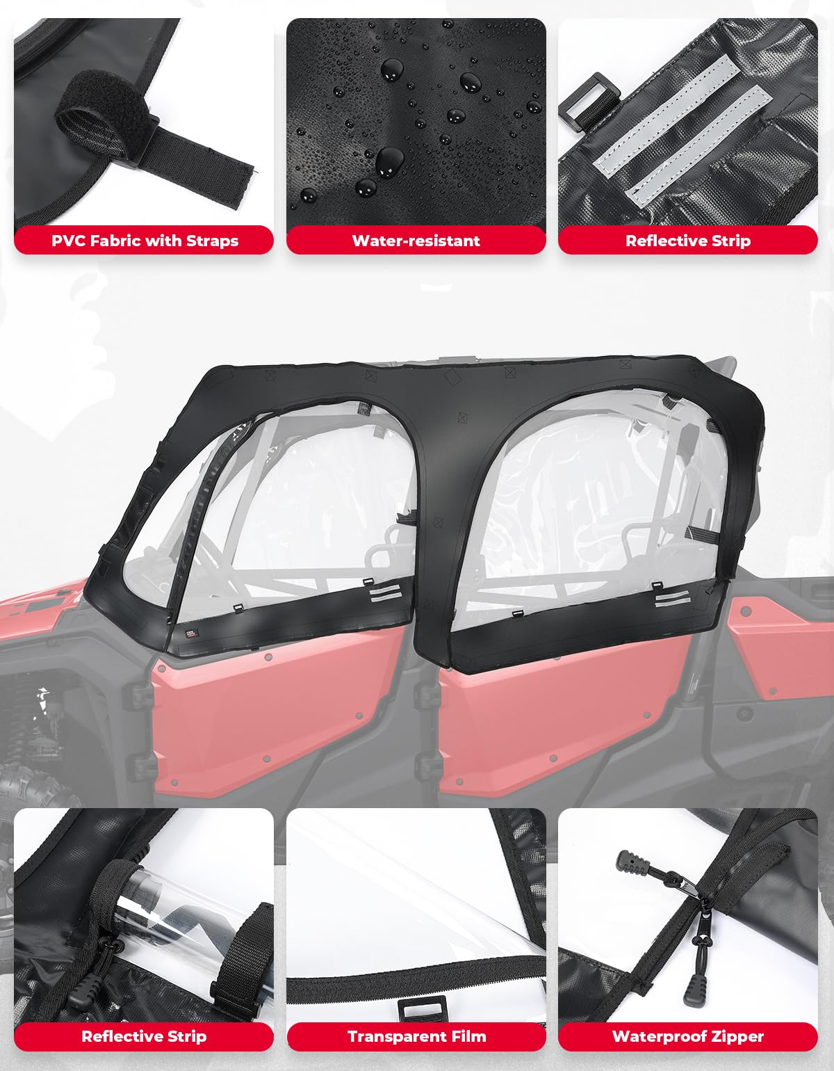 KEMIMOTO Pioneer porte superiori cabina Honda 1000-6