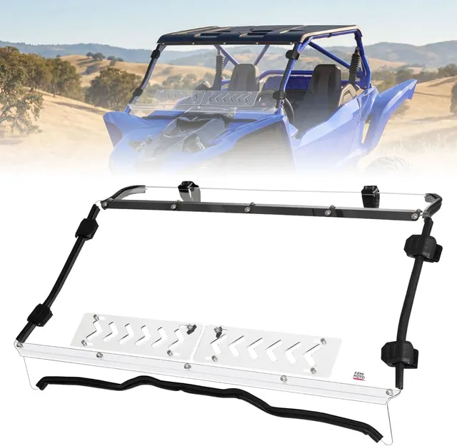 KEMIMOTO Parabrezza Anteriore per Yamaha YXZ PC Ventilato