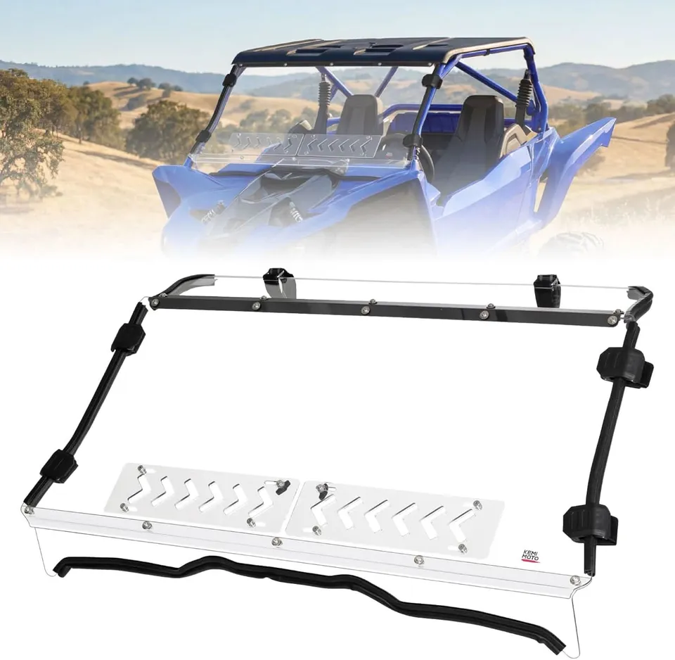 KEMIMOTO Parabrezza Anteriore per Yamaha YXZ PC Ventilato