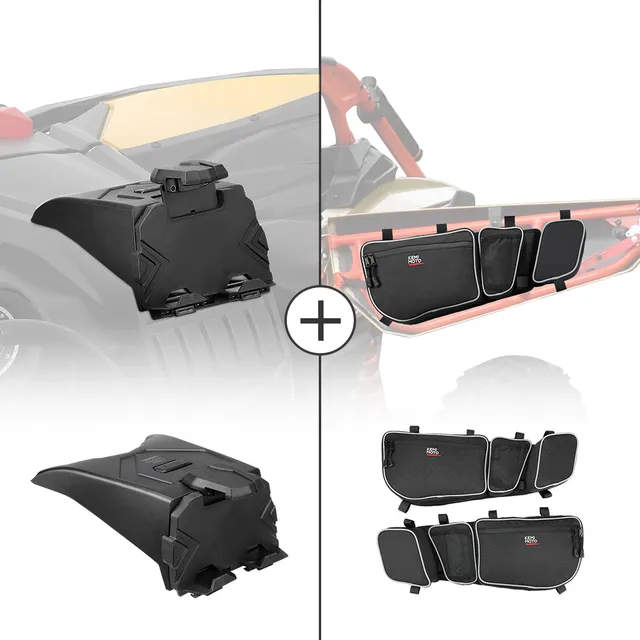 KEMIMOTO Maverick X3 MAX borse portiera + supporto tablet 3.8L