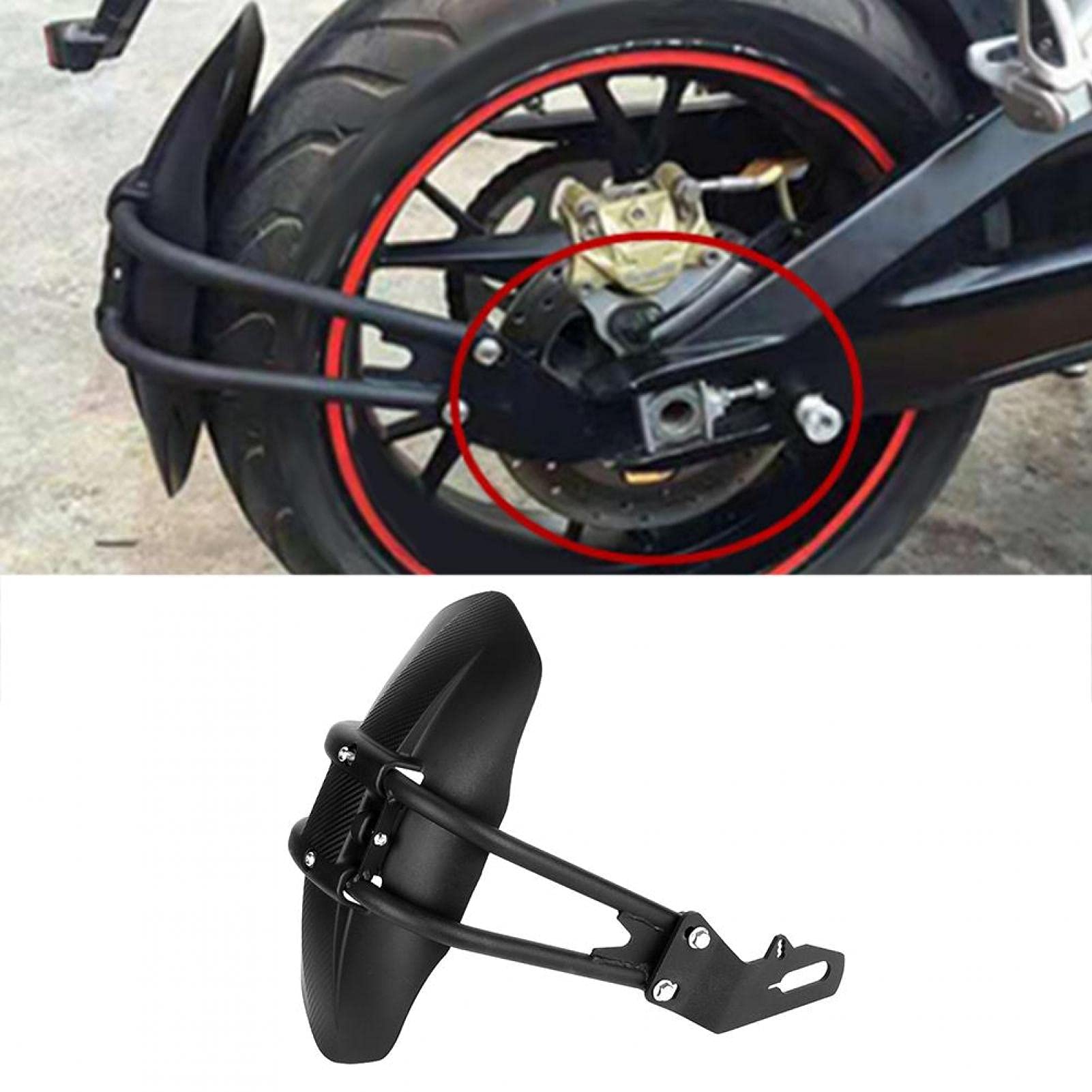 Kuuleyn Parafango Posteriore Moto 12-18 Pollici Acciaio