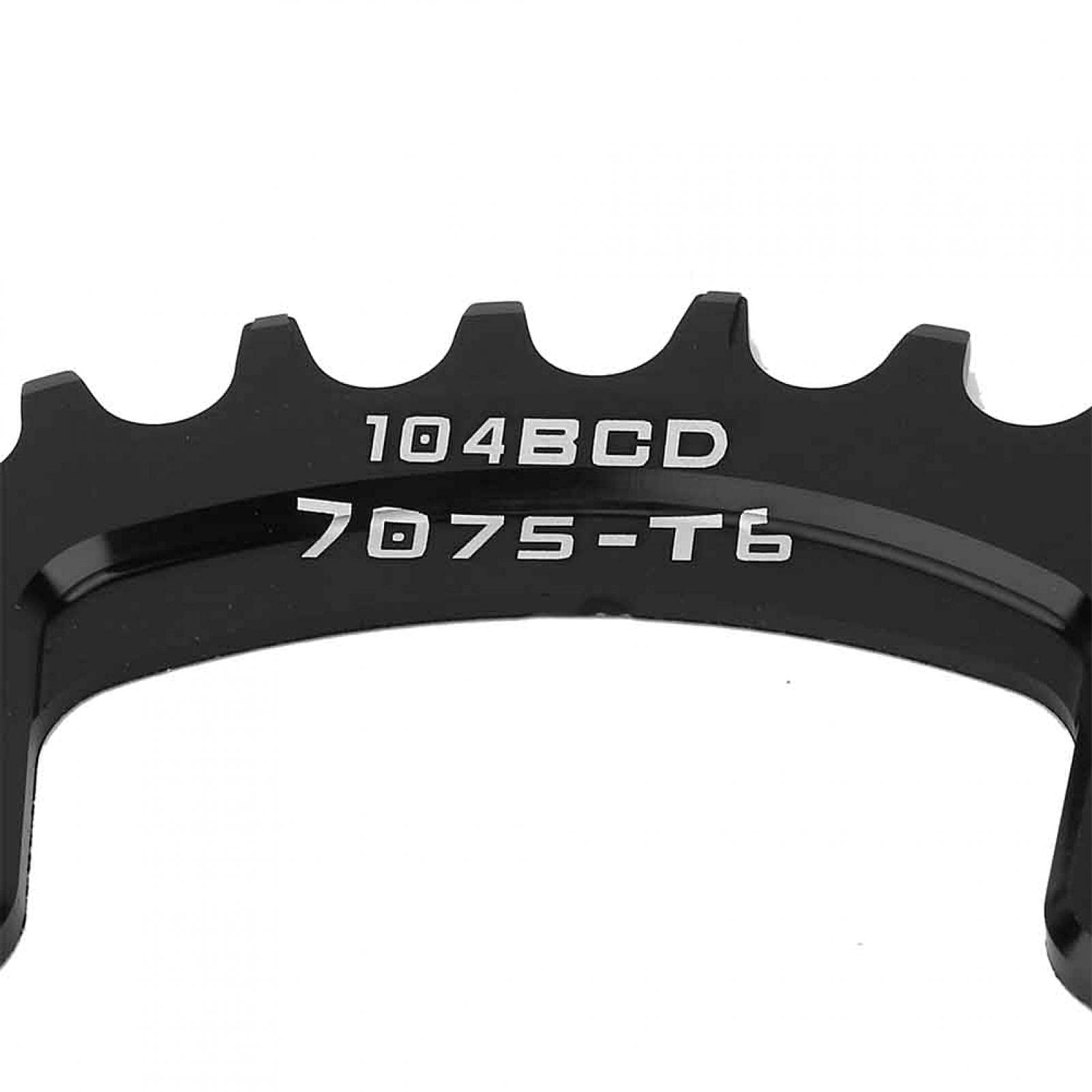 Kuuleyn corona bici 40T BCD 104mm alluminio nero stretta-larga