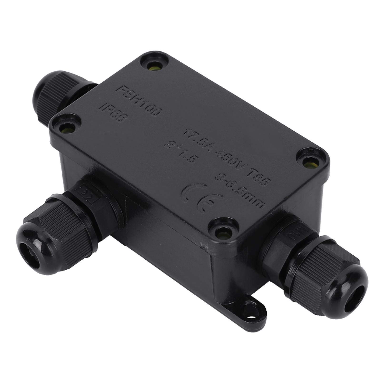 Kuuleyn Scatola Giunzione Impermeabile IP66 Mini Nera