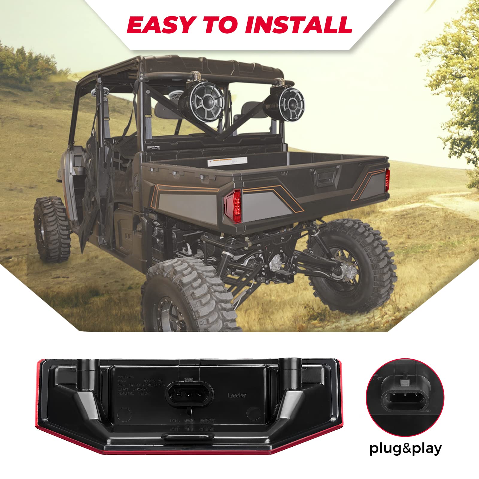 KEMIMOTO Fanale Posteriore LED Ranger General 1 pz