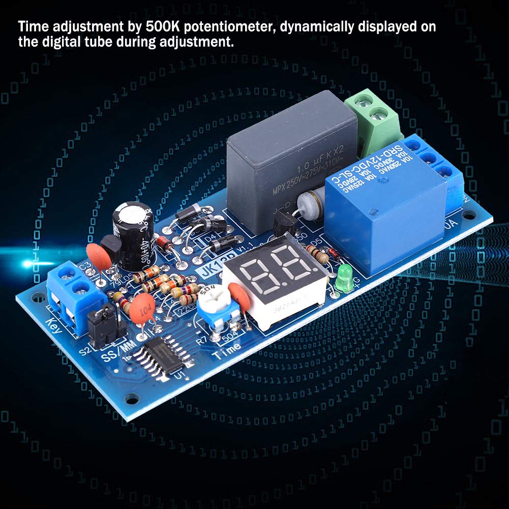 Kuuleyn Relè Timer 220V 10A 1-99s/min Uscita Pulita