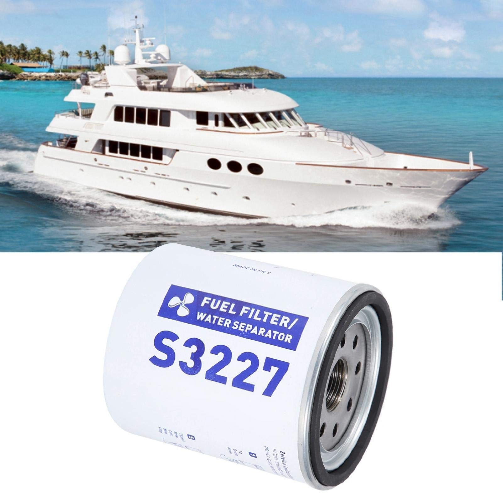Kuuleyn S3227 Filtro carburante separatore acqua nautica